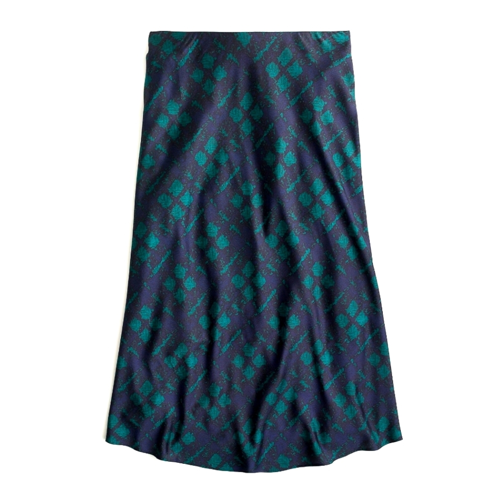🆕️ J Crew Slip Blackwatch Tartan Plaid Skirt Pull-on